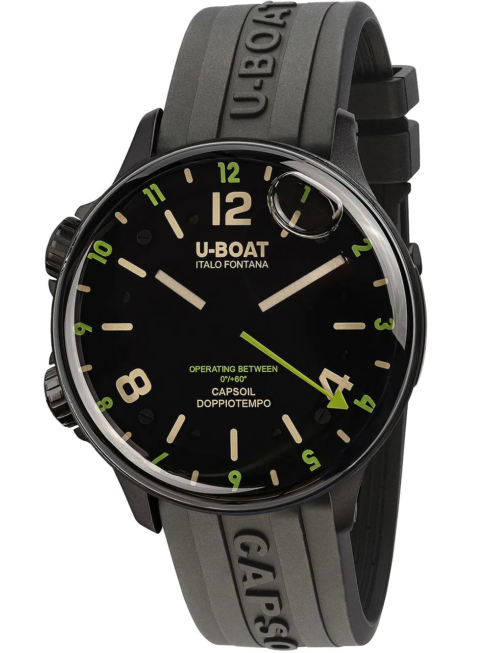 U-Boat Capsoil Doppiotempo DLC GMT Schwarz