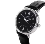 IWC Portofino Automatik Herren Uhr IW356502 elegante Luxusuhr *LETZTES STÜCK*