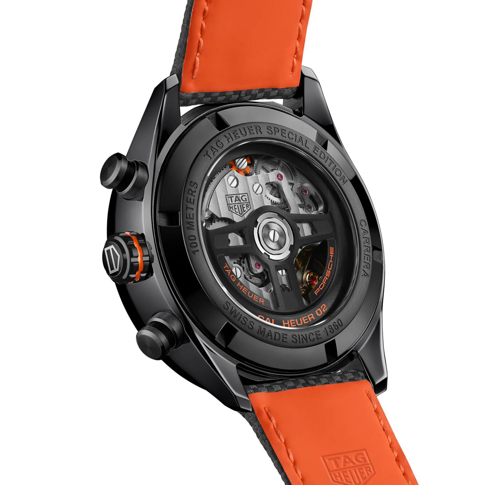 TAG HEUER CARRERA CHRONOGRAPH X PORSCHE ORANGE RACING MOD. CBN2A1M.FC6526