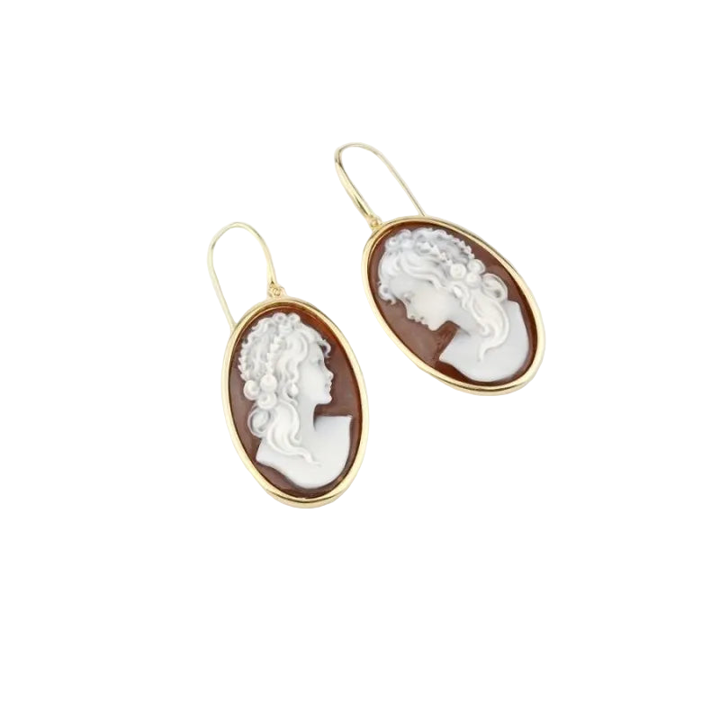 ORECCHINI CAMEO ITALIANO MOD. O201HELYSEE