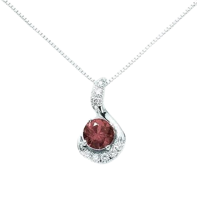 MILUNA Damen-Halskette - 18K Weissgold Mod. CLD3118