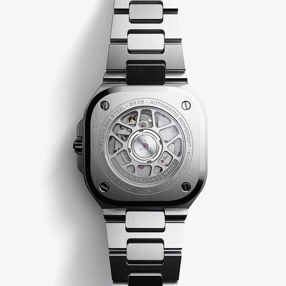 BELL & ROSS Mens Bronze Dial Watch MOD. BR05A-BR-ST_SST