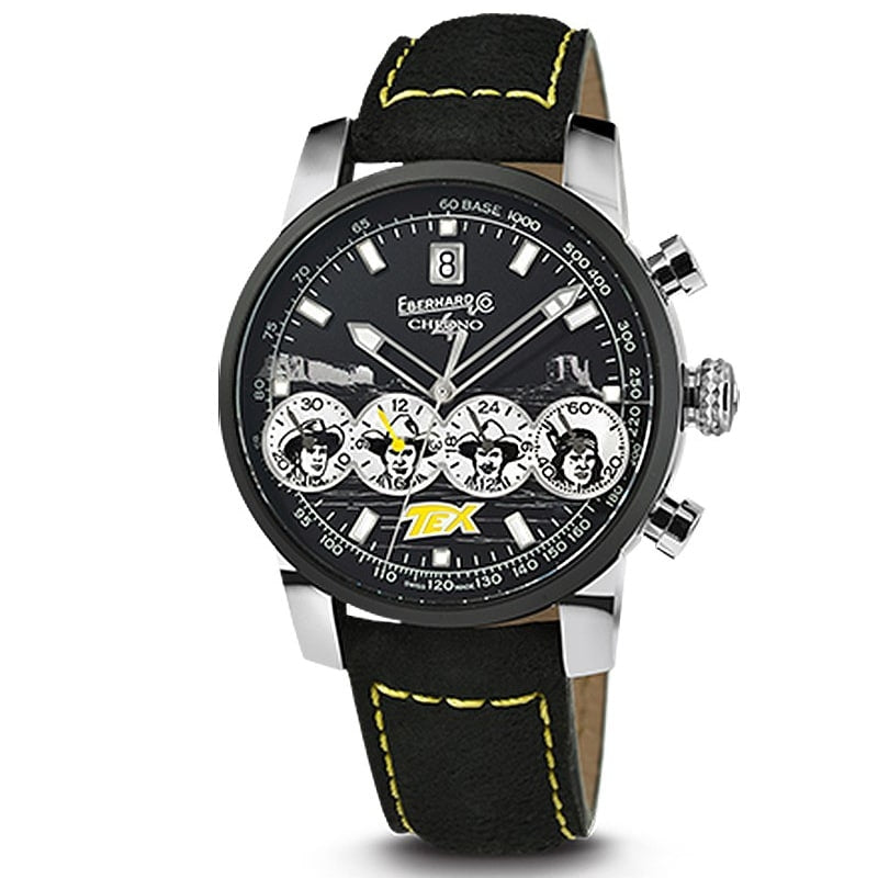 Eberhard & Co. Chrono 4 Tex Willer Schwarz