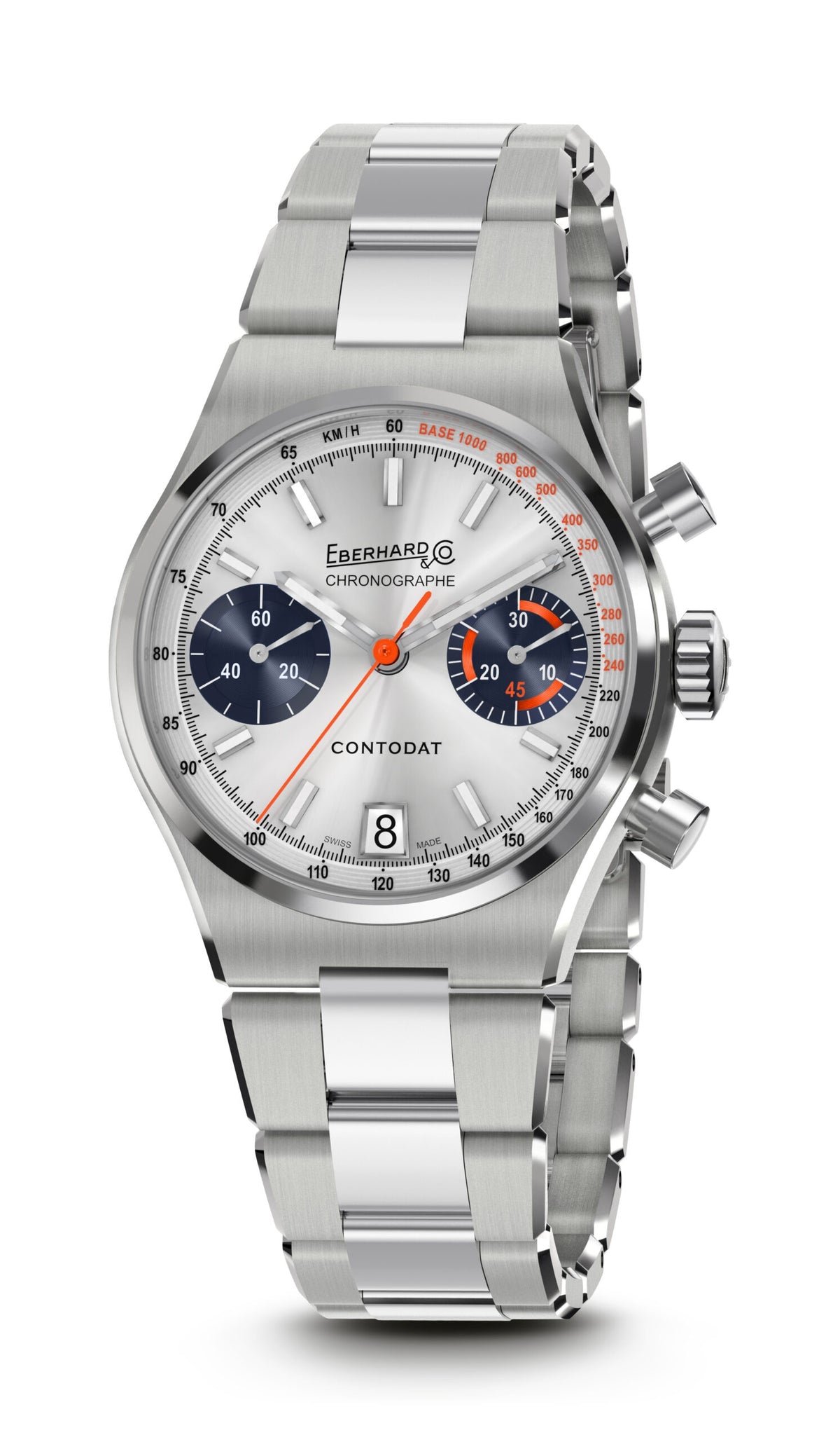 Eberhard & Co. Contodat Chronographe Silber
