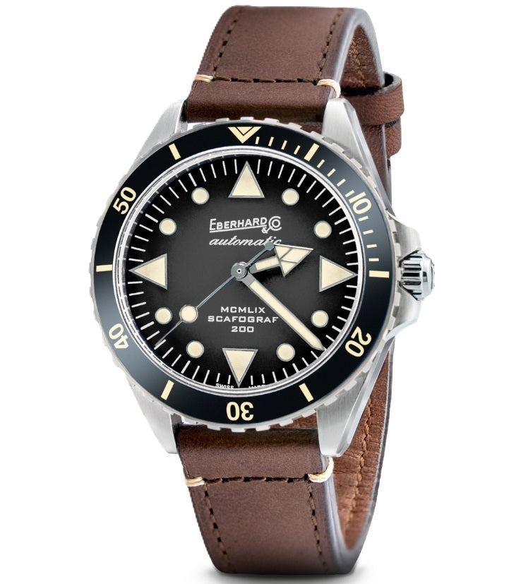 Eberhard & Co. Scafograf 200 MCMLIX Schwarz