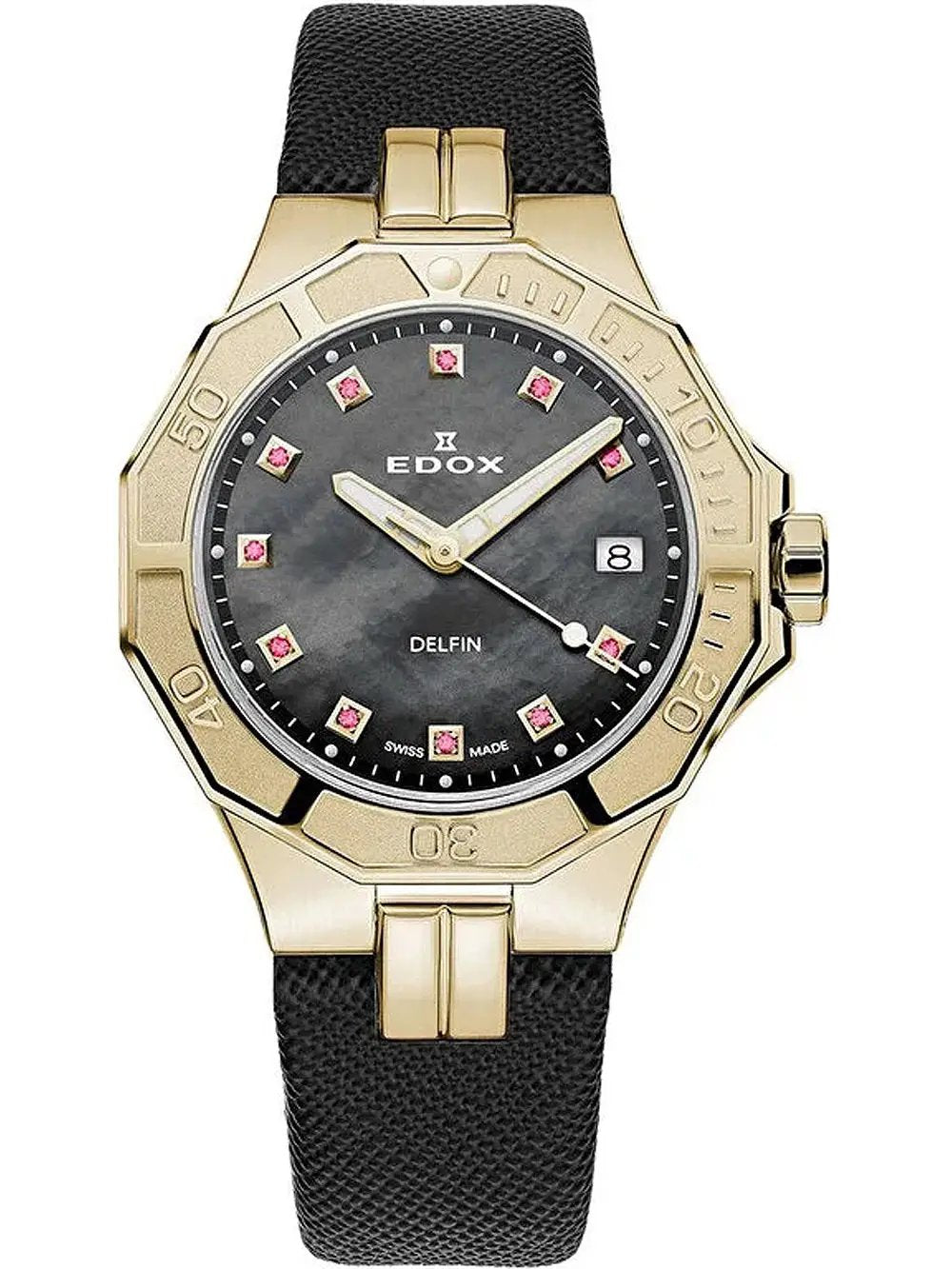 Edox Delfin Diver Date Lady