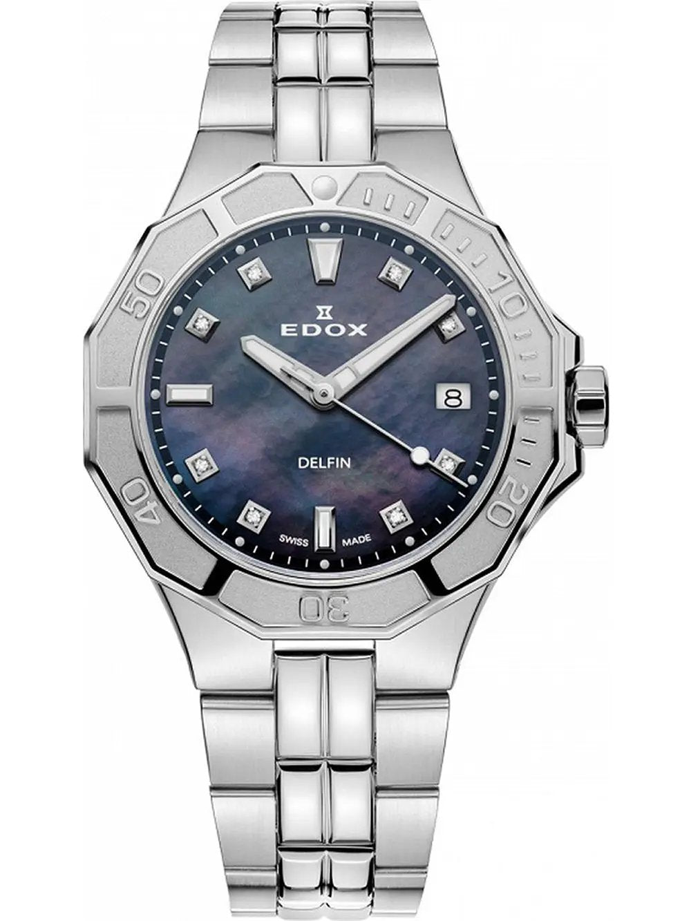 Edox Delfin Diver Date Lady