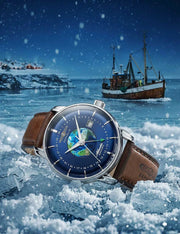 ZEPPELIN MODELL 84683 QUARTZ ANALOG DATUM