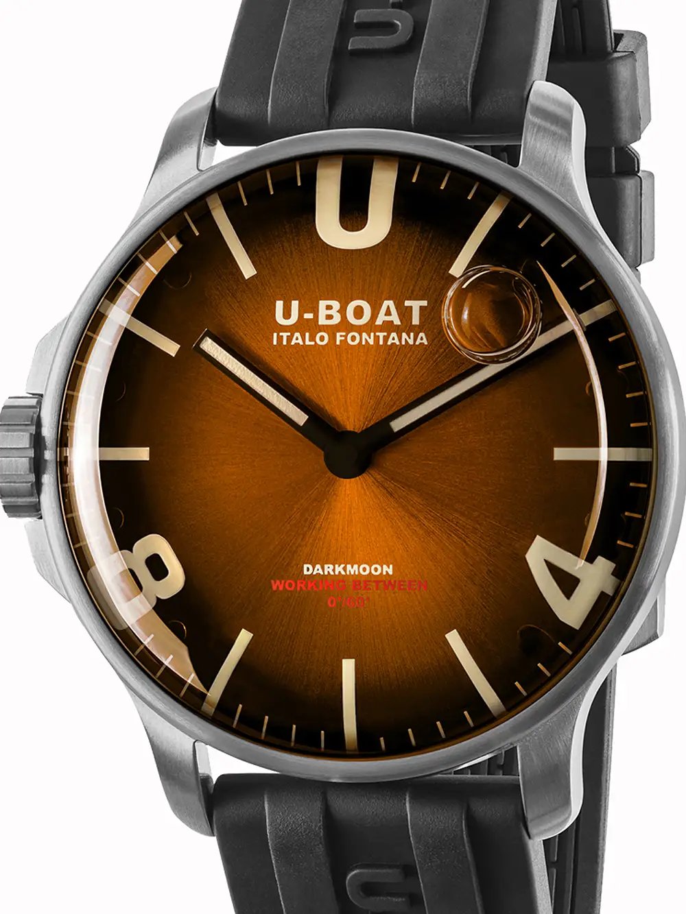 U-Boat Darkmoon Brown SS Soleil Capsoil 44mm