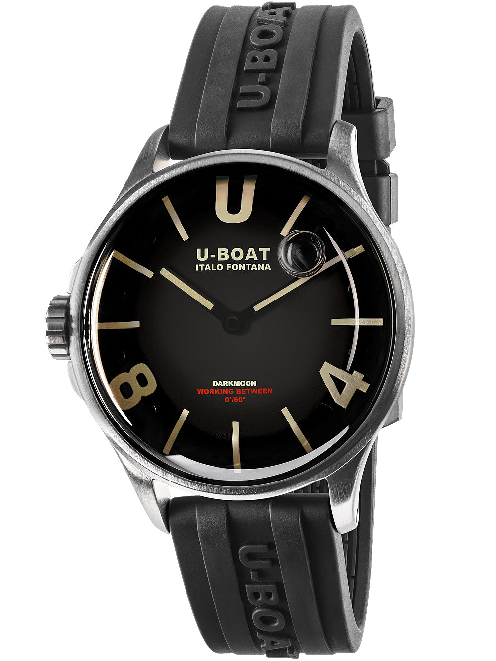 U-Boat Darkmoon Capsoil Schwarz Kautschuk