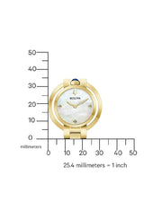 BULOVA MOD 97L181 Damen Quartz Datum Saphir
