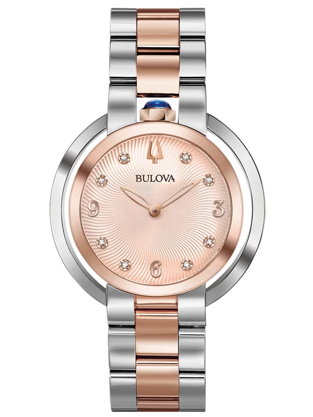 BULOVA MOD 98P174 DAMEN QUARTZ SAPHIR UHR