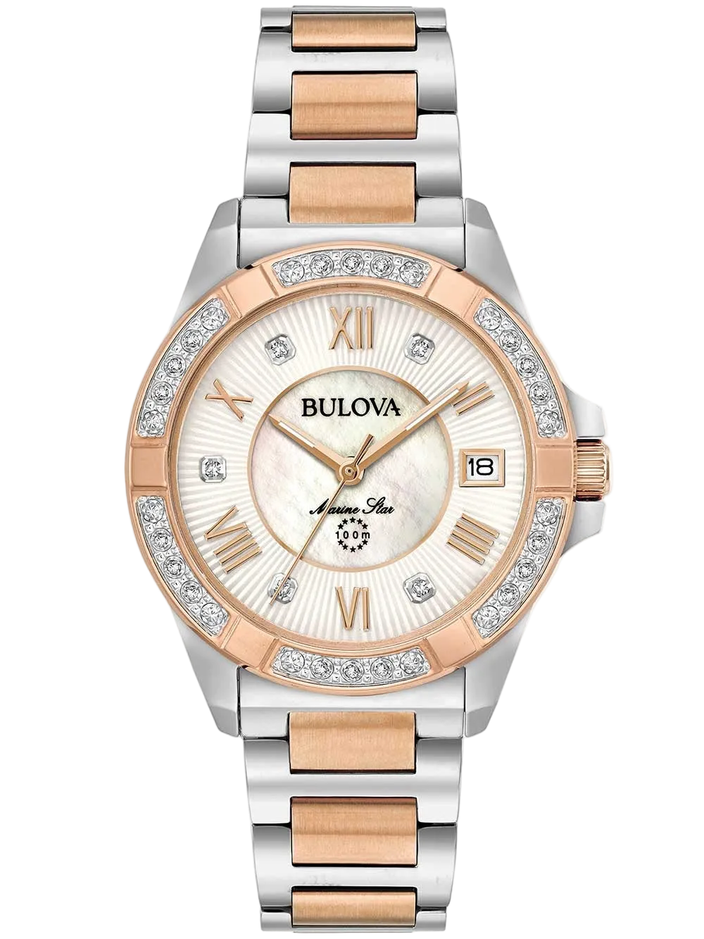BULOVA MOD 98R234 Damenuhr Quartz Saphir Glas 38MM