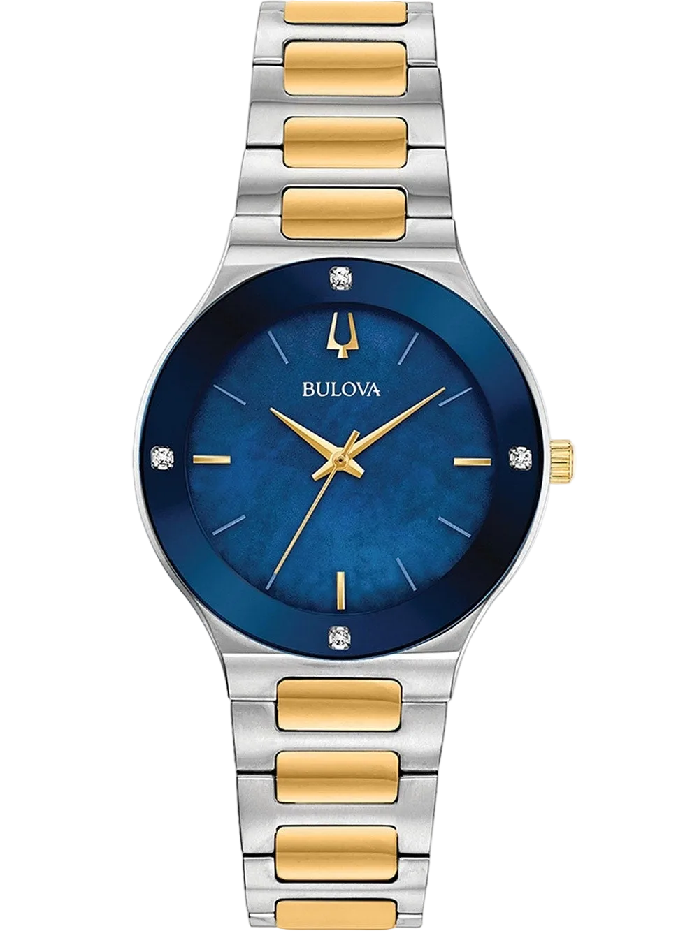 BULOVA MOD 98R273 QUARTZ DAMEN ARMBANDUHR DATUM