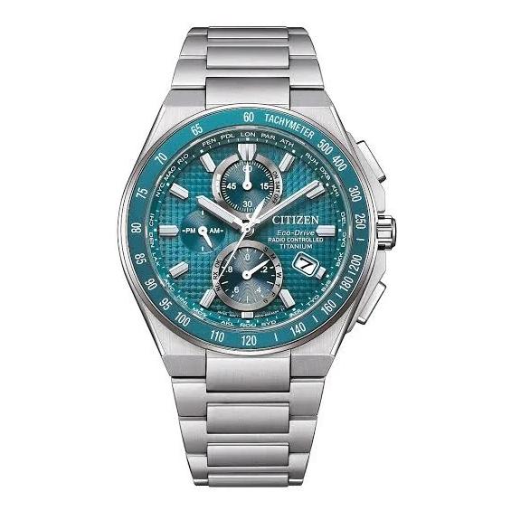 Citizen Super Titanium Eco-Drive Chronograph Petrolblau