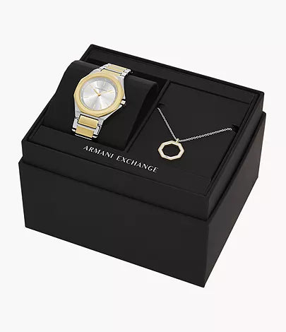 ARMANI EXCHANGE Mod. ANDREA Set + necklace AX7161SET