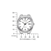 CITIZEN MOD BM7620-83A MANN QUARTZ UHR DATUM 10ATM