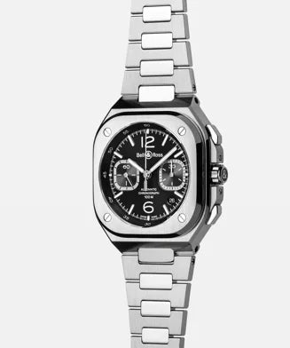 BELL & ROSS BR-05 Chrono Black Steel MOD. BR05C-BLC-ST_SST