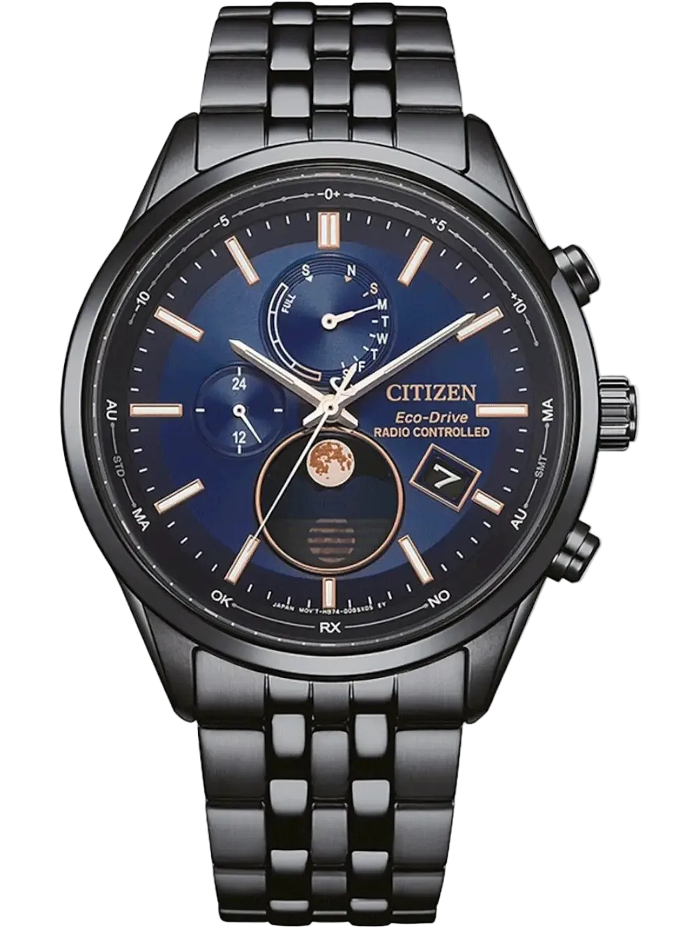 CITIZEN MOD BY1035-56L Herren Uhr Quarz Analog Saphirglas