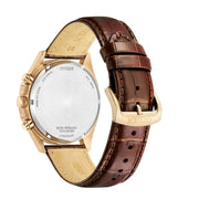 Citizen Eco-Drive Chronograph Herrenuhr Elfenbein Leder 41 mm