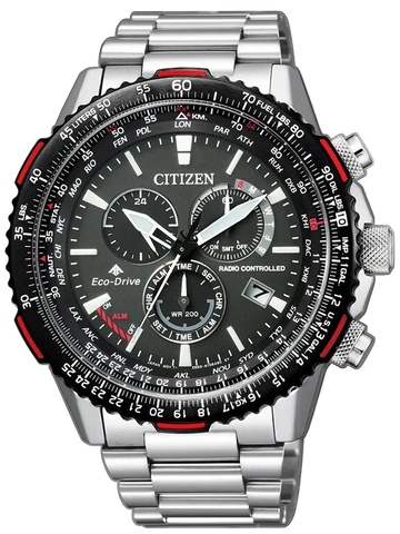 CITIZEN RADIOCONTROLLED CRONO PILOT CB5001-57E