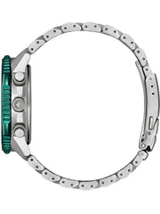 CITIZEN RADIOCONTROLLED CRONO PILOT STEEL CB5004-59W