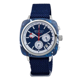 BRISTON WATCHES - Clubmaster Regatta x Les Plus Belles Baies du Monde - Bleu Mod. 241542.SP.NB.15