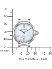 CITIZEN EM1070-83D MODELL Damen Uhr Saphir