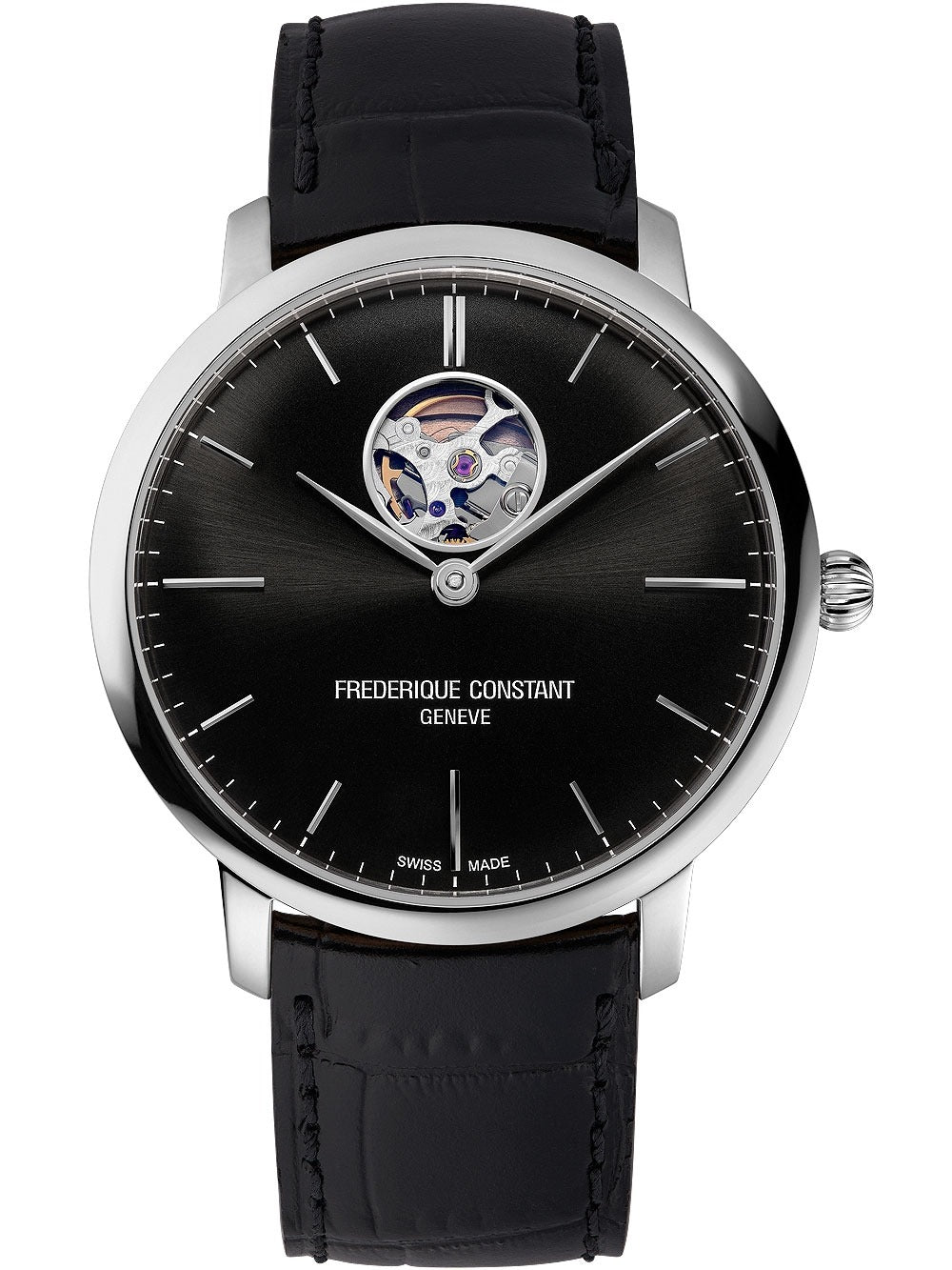 Frederique Constant Slimline Heart Beat Automatic Schwarz – FC-312B4S6