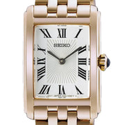 SEIKO HGG002P1 DAMENUHR RECHTECKIG EDELSTAHL ROSEGOLD