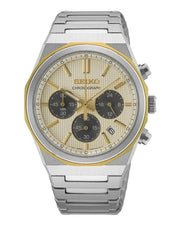 SEIKO HGK001P1 CHRONOGRAPH HERRENUHR EDELSTAHL CHAMPAGNER 40MM
