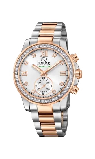 JAGUAR WATCHES Connected Lady Bicolor Rosé / Silbrig 37mm Mod. J981/2 J981_2