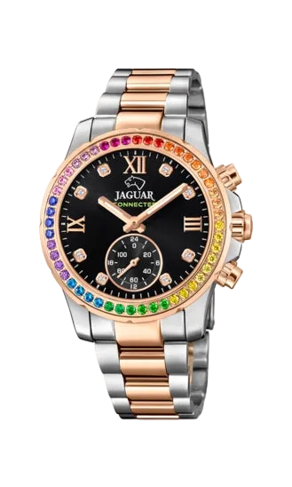 JAGUAR WATCHES Connected Lady Bicolor Rosé / Dark Rainbow 37mm Mod. J981/5 J981_5