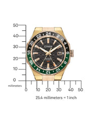 CITIZEN NB6033-51E Quarz Analog Uhr Mann 10 ATM Saphirglas