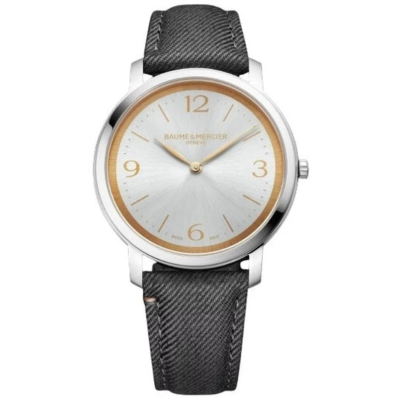 Baume & Mercier Classima Silber Stoffgewebe