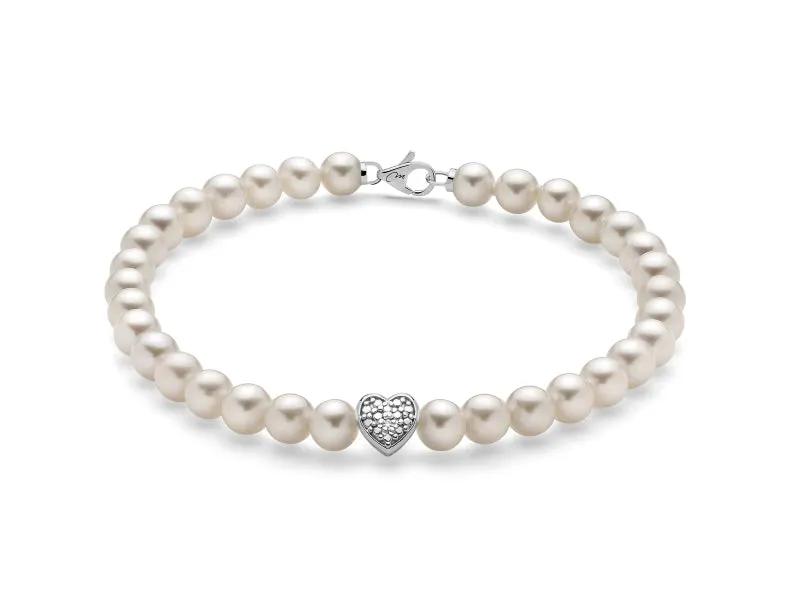 Miluna Perlenarmband mit Diamant PBR3190