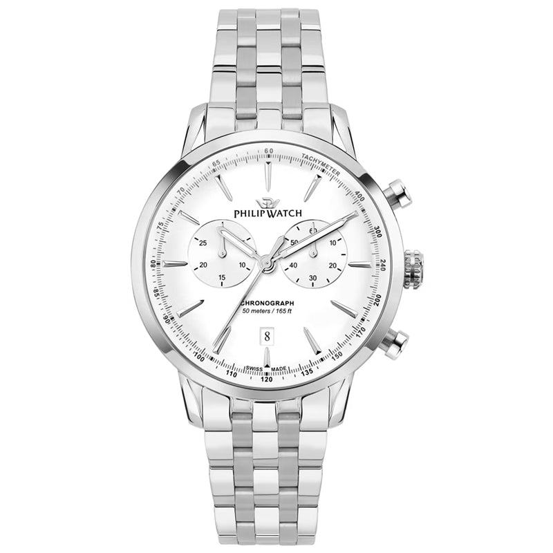 Philip Watch Sunray Chronograph Weiss