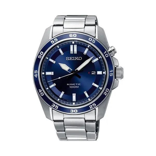 SEIKO KINETIC SKA783P1 HERRENUHR EDELSTAHL BLAU