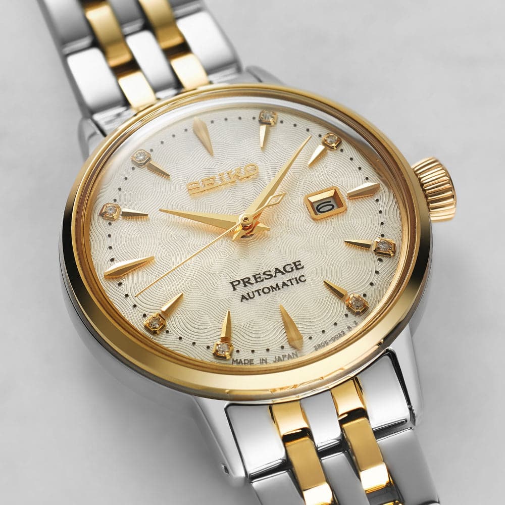 Seiko Presage Cocktail Time White Lady Champagner