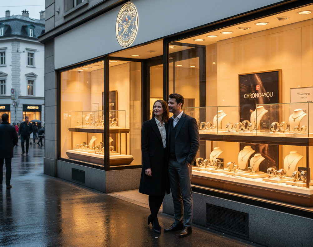 Boutique Chrono4You à l’atmosphère chaleureuse et haut de gamme