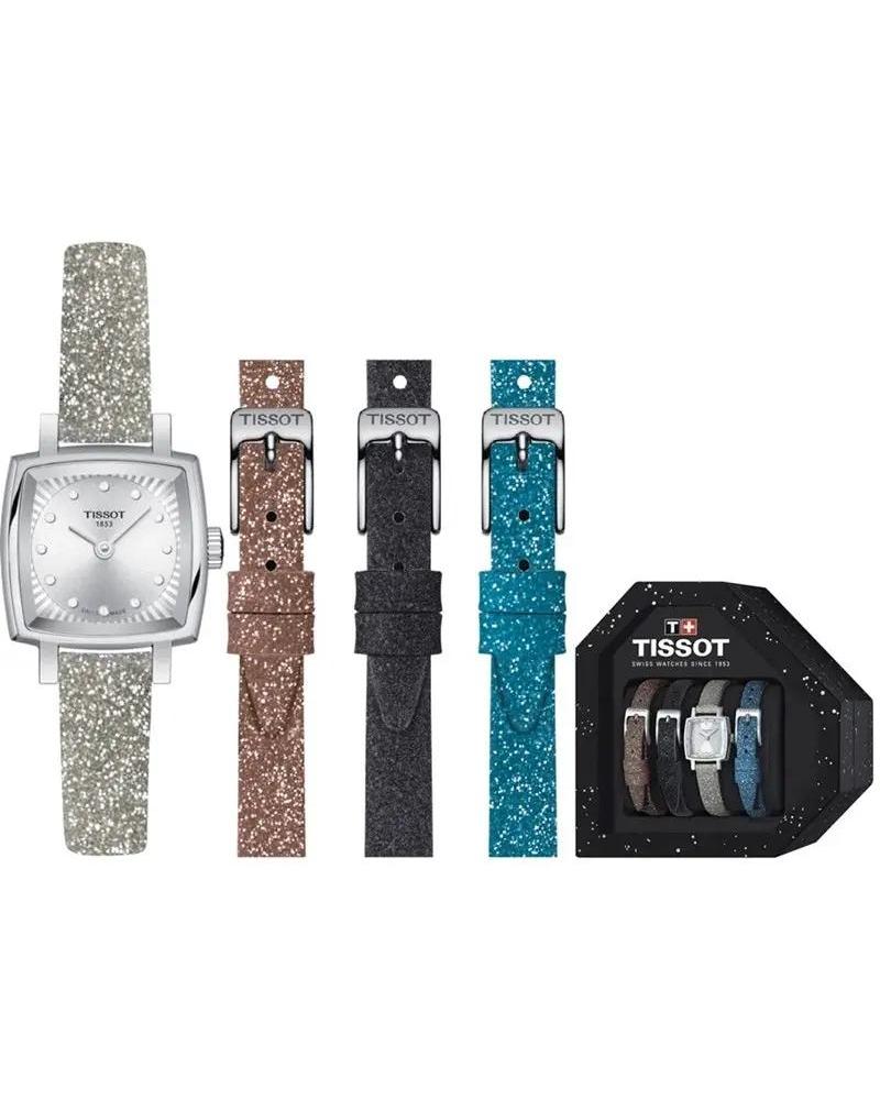 TISSOT LOVELY T0581091703602 DAMENUHR QUARZ DIAMANTEN SILBER 20MM