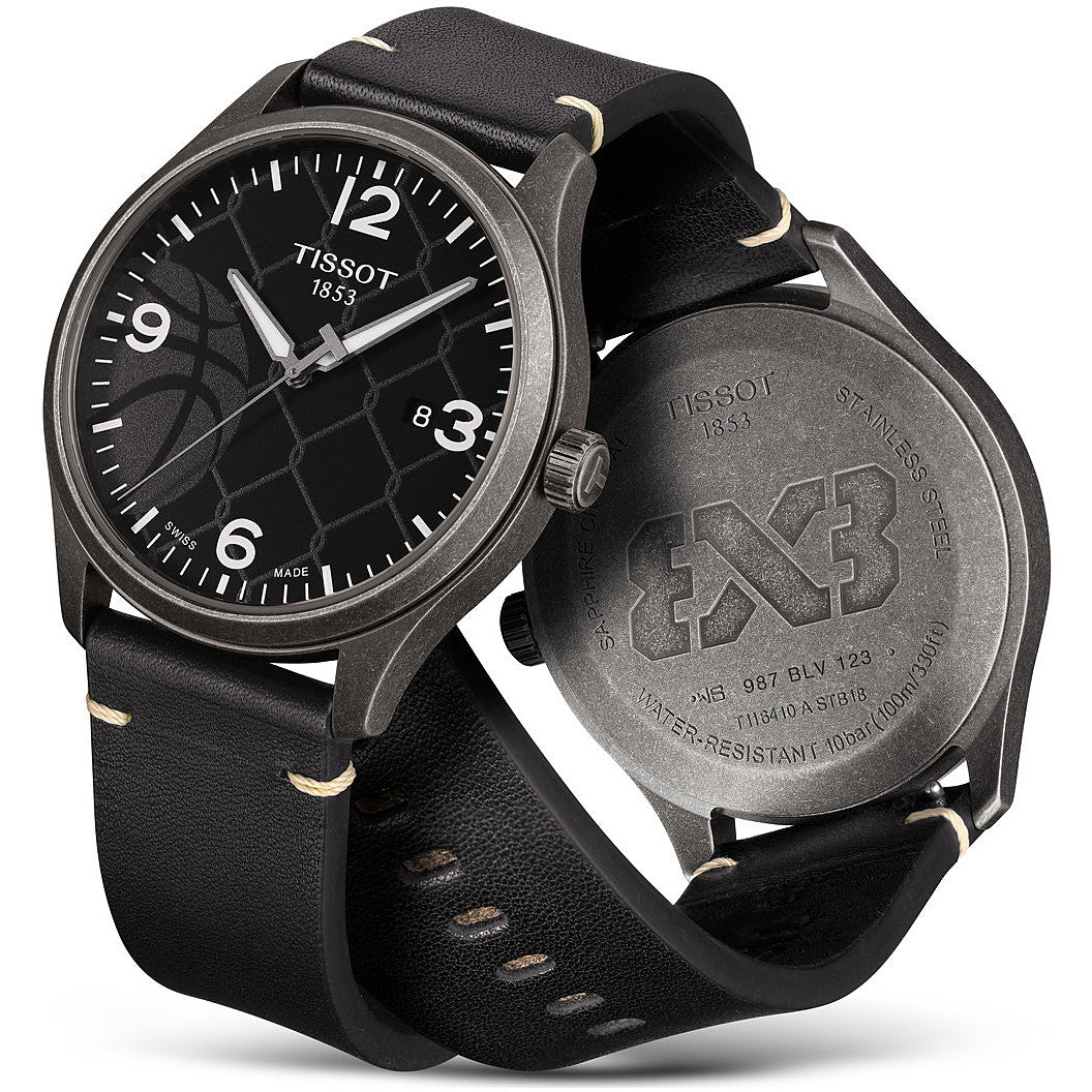 TISSOT Mod. GENT XL 3X3 STREET BASKETBALL Special Pack + Extra Strap T1164103606700