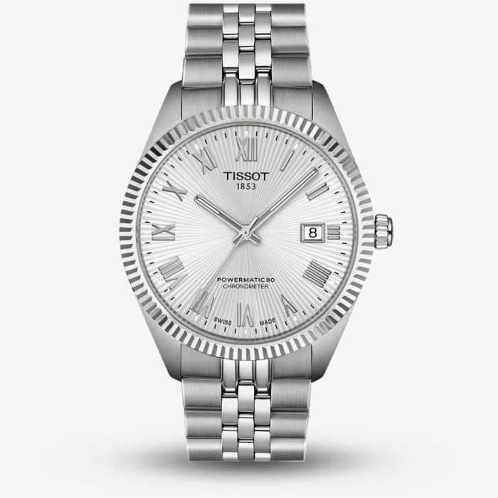 Tissot Ballade Powermatic 80 COSC Silber Edelstahlarmband