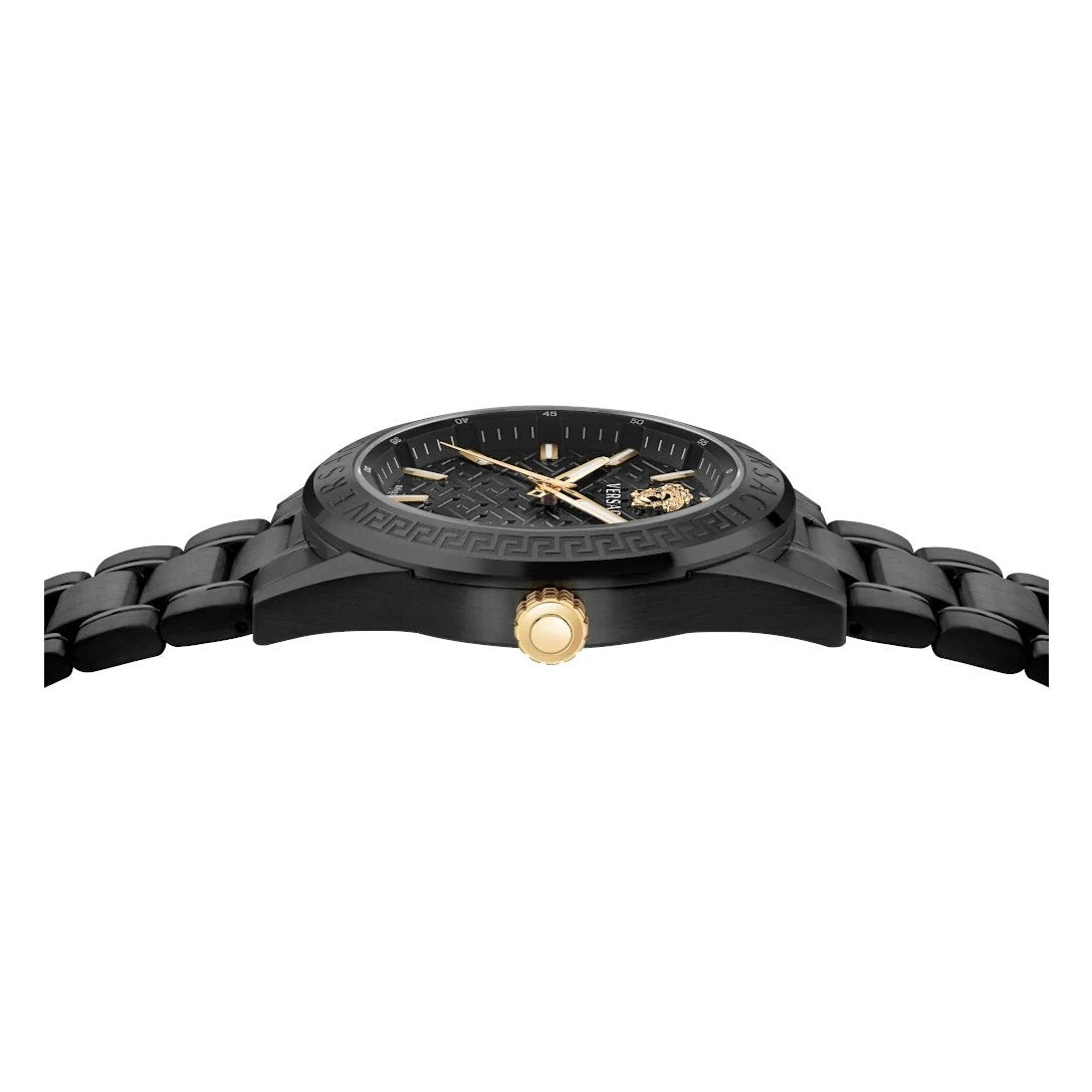 Versace V-Code Schwarz 42 mm