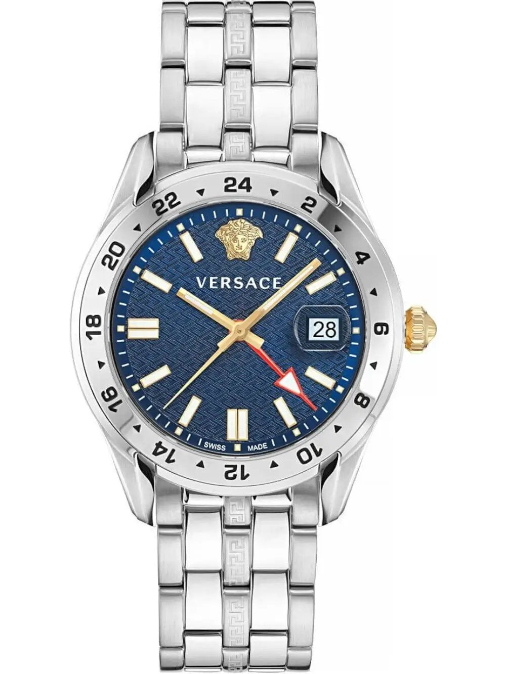 VERSACE GRECA TIME GMT VE7C00523 HERRENUHR