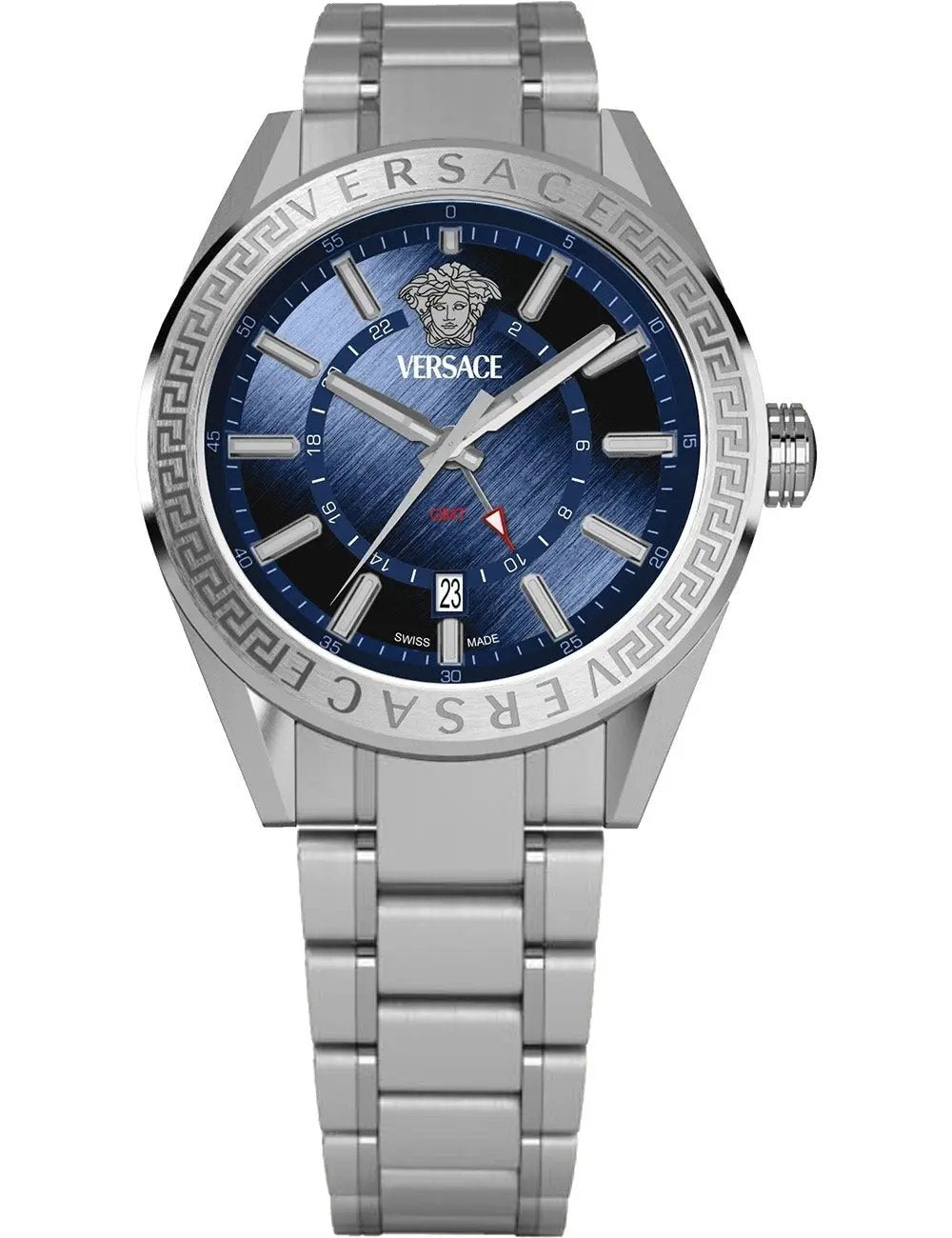 VERSACE V-CODE GMT HERRENUHR VEAFA0424