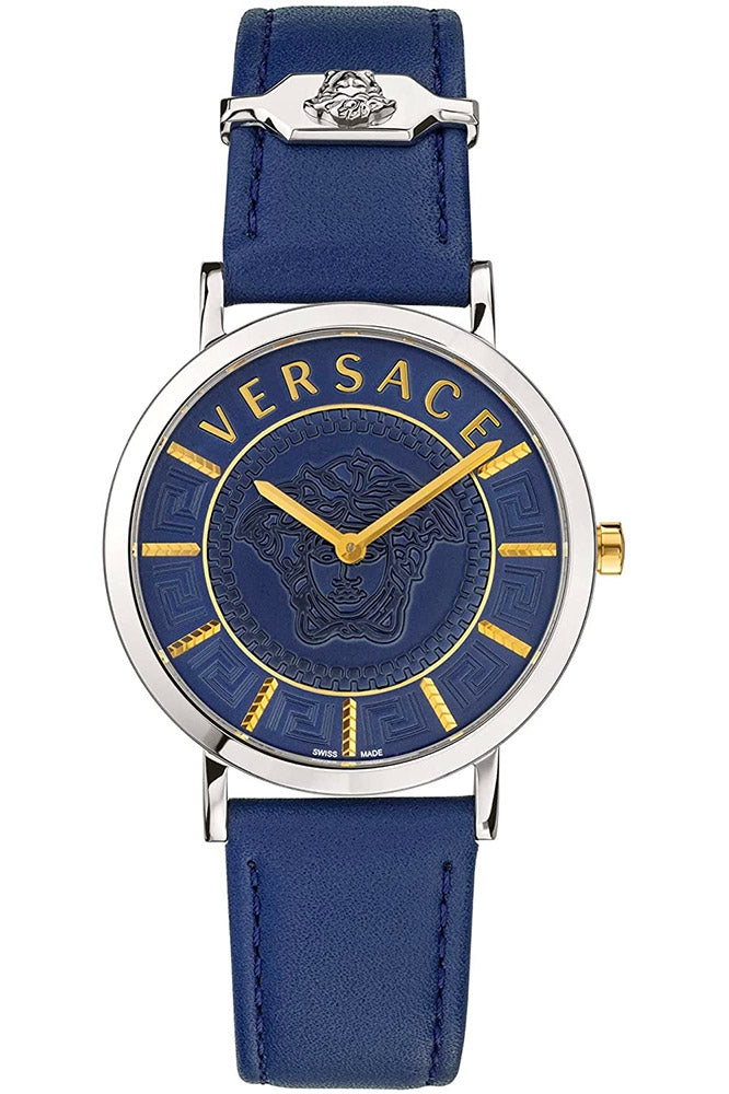 Versace V-Essential Blau 36 mm
