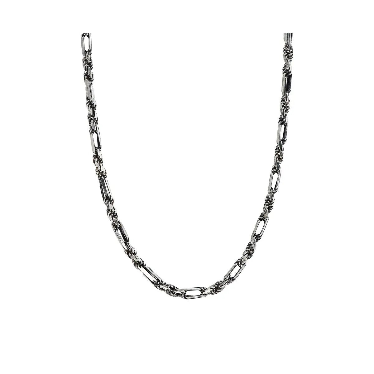 Albert M. Jewels Figaro-Kette mit Kordelglied 925 Silber WSOX00590.S-60