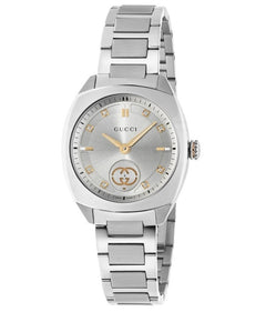 Gucci Interlocking Silber 29 mm