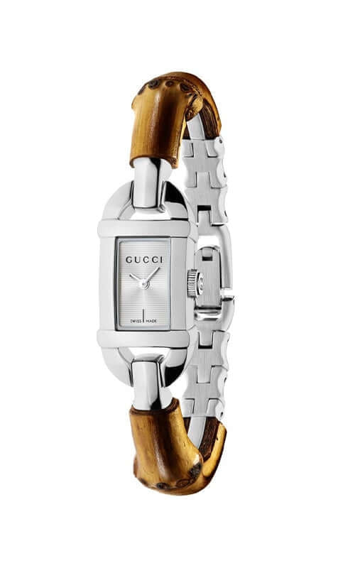 Gucci Bamboo Silber Bambus-Armband 22 x 17 mm